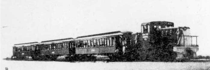 In January 1943, three old passenger railroad coaches were delivered to Redstone Ordnance Plant for use in transporting employees from Redstone Park.